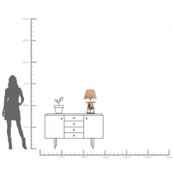 Hot KARE Design Lampa stołowa Animal Bunny Love Ø31x53 cm - KARE