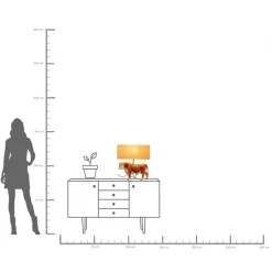 Clearance KARE Design Lampa stołowa Animal Cow 51cm - KARE