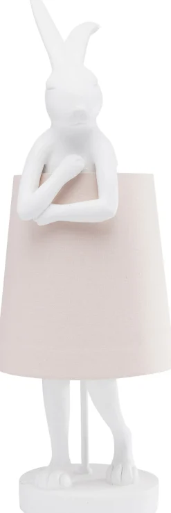 Hot KARE Design Lampa stołowa Animal Rabbit 27x68 cm biała - KARE