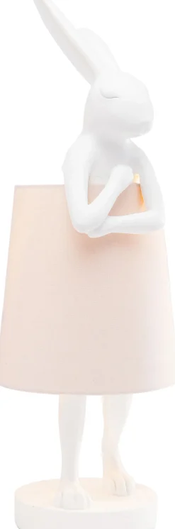 Hot KARE Design Lampa stołowa Animal Rabbit 27x68 cm biała - KARE
