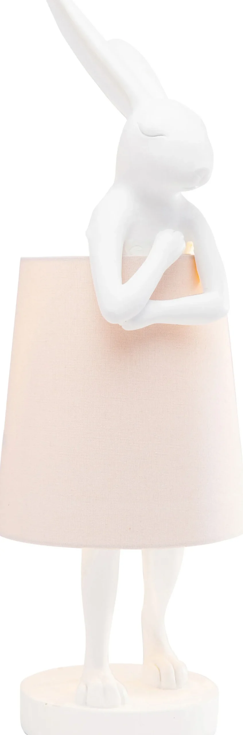 Hot KARE Design Lampa stołowa Animal Rabbit 27x68 cm biała - KARE
