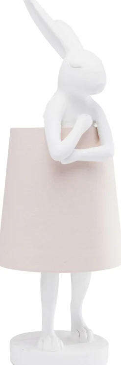 Hot KARE Design Lampa stołowa Animal Rabbit 27x68 cm biała - KARE