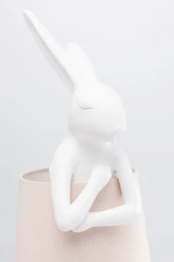 Hot KARE Design Lampa stołowa Animal Rabbit 27x68 cm biała - KARE