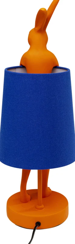 Sale KARE Design Lampa stołowa Animal Rabbit pomarańczowo-niebieska 50cm - KARE