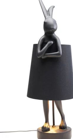 Outlet KARE Design Lampa stołowa Animal Rabbit 23x68 cm czarna - KARE