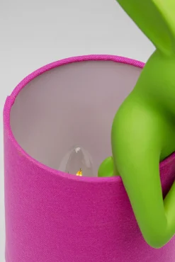 New KARE Design Lampa stołowa Animal Rabbit zielono-różowa 50cm - KARE