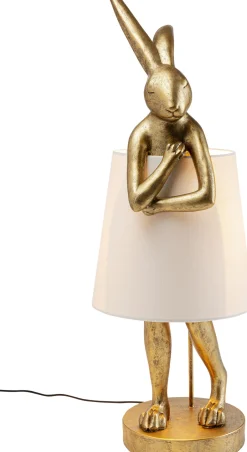 Discount KARE Design Lampa stołowa Animal Rabbit 31x88 cm złota - KARE