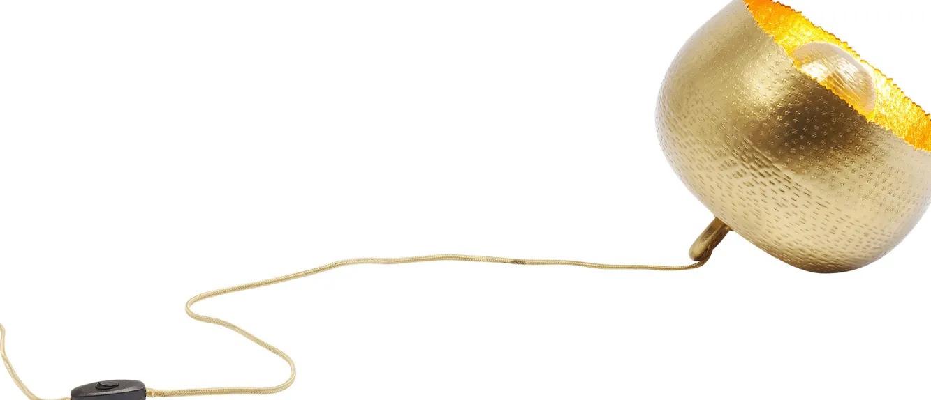 Fashion KARE Design Lampa stołowa Apollon 28x17 cm złota - KARE