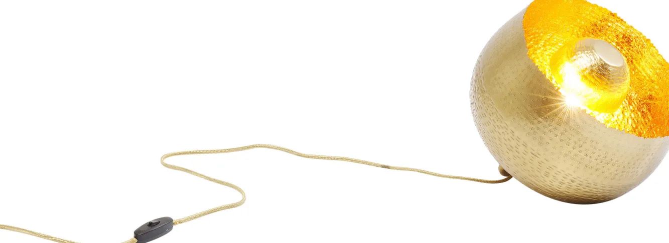 Fashion KARE Design Lampa stołowa Apollon 28x17 cm złota - KARE