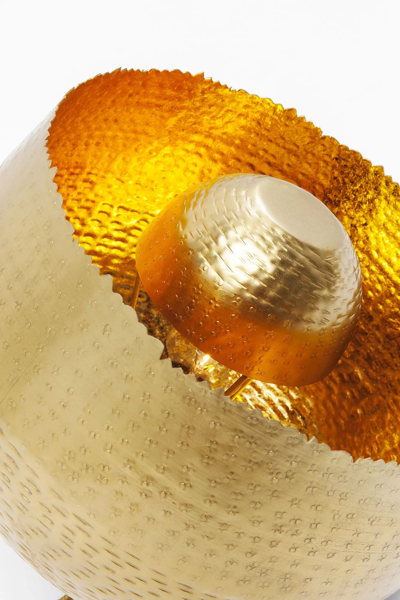 Fashion KARE Design Lampa stołowa Apollon 28x17 cm złota - KARE