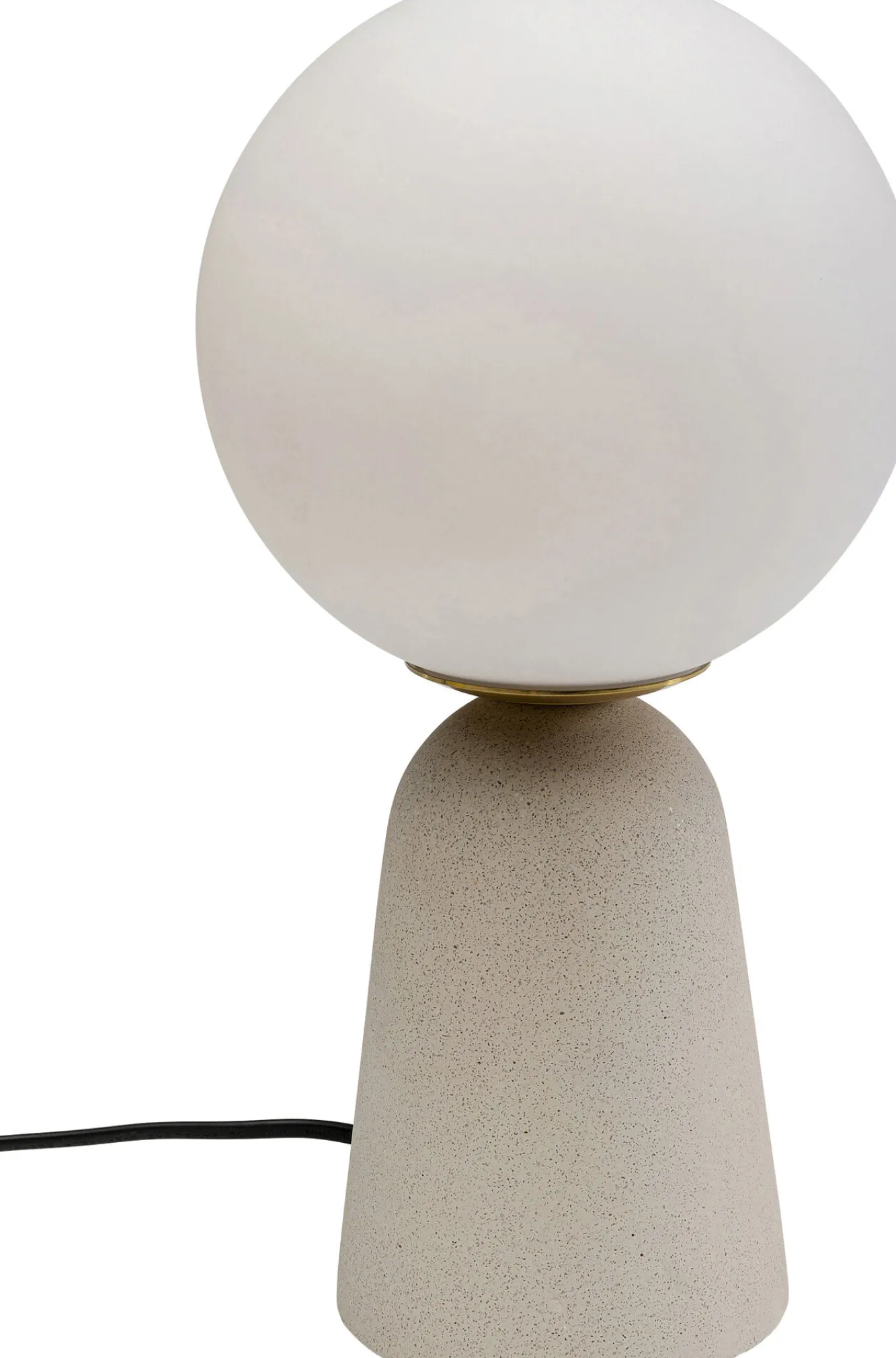 Online KARE Design Lampa stołowa beżowa klosz szklana kula Ø16x31 cm - KARE