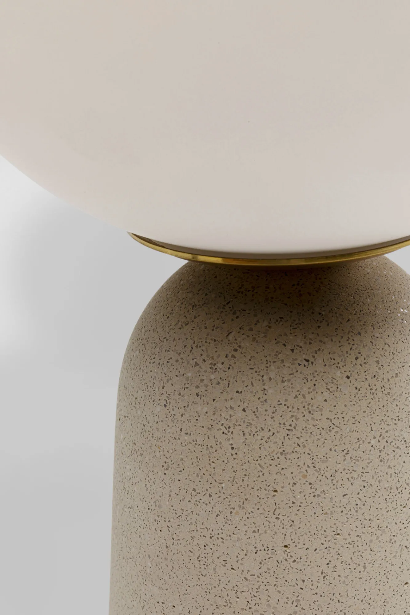 Online KARE Design Lampa stołowa beżowa klosz szklana kula Ø16x31 cm - KARE