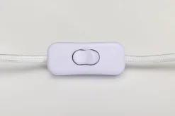 Discount KARE Design Lampa stołowa biała z abażurem motyw ludzkiego ciała Ø30x48 cm - KARE