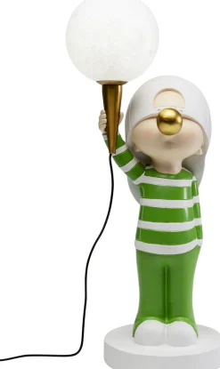 New KARE Design Lampa stołowa biało-zielona chłopiec USB 1xG9 20x49 cm - KARE