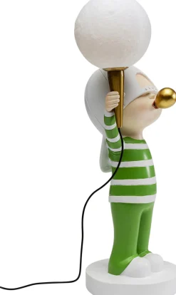 New KARE Design Lampa stołowa biało-zielona chłopiec USB 1xG9 20x49 cm - KARE