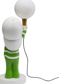 New KARE Design Lampa stołowa biało-zielona chłopiec USB 1xG9 20x49 cm - KARE