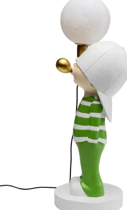 New KARE Design Lampa stołowa biało-zielona chłopiec USB 1xG9 20x49 cm - KARE