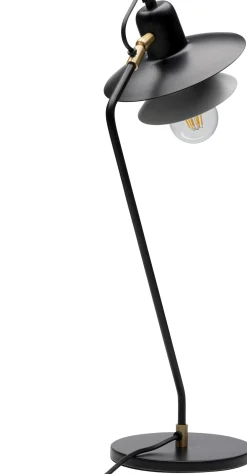 Fashion KARE Design Lampa stołowa biurkowa czarna stalowa 54 cm - KARE