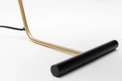 Sale KARE Design Lampa stołowa czarno-złota stalowa 49 cm - KARE