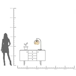 Clearance KARE Design Lampa stołowa do salonu czarno-złota podstawa z marmuru 62 cm - KARE