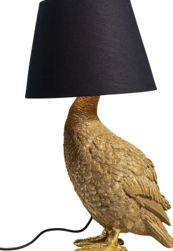 New KARE Design Lampa stołowa Duck 35x58 cm złota - KARE