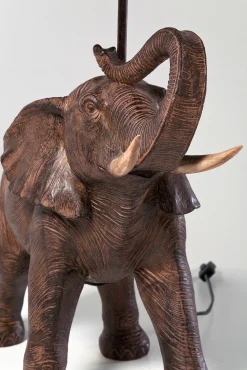Online KARE Design Lampa stołowa Elephant Safari 52x74 cm brązowa - KARE