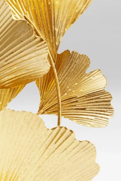 Fashion KARE Design Lampa stołowa Flores Ø30x62 cm złota - klosz czarny - KARE