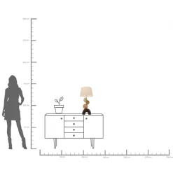 Online KARE Design Lampa stołowa Geo 63cm - KARE