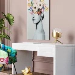 Outlet KARE Design Lampa stołowa Golden Goblet Ball 27x35 cm - KARE