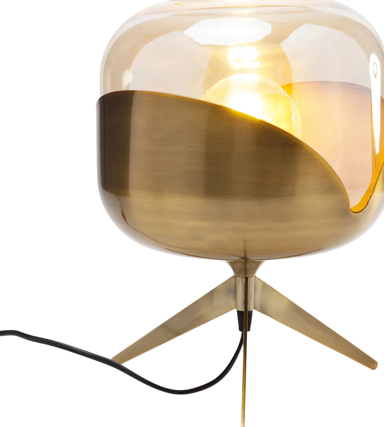 Outlet KARE Design Lampa stołowa Golden Goblet Ball 27x35 cm - KARE