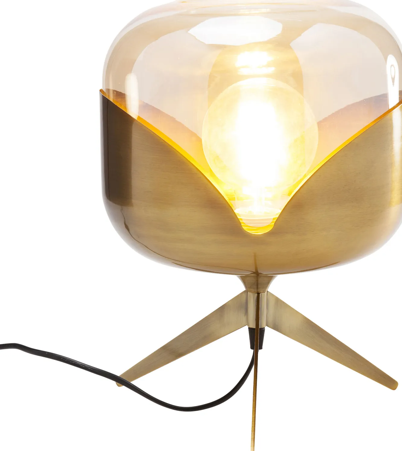 Outlet KARE Design Lampa stołowa Golden Goblet Ball 27x35 cm - KARE