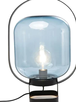 Best KARE Design Lampa stołowa Jupiter 35x54 cm niebiesko-czarna - KARE