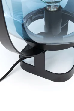 Best KARE Design Lampa stołowa Jupiter 35x54 cm niebiesko-czarna - KARE