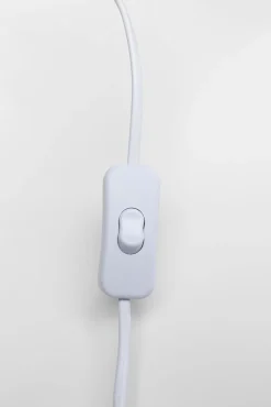 Fashion KARE Design Lampa stołowa kolorowa kamionka i bawełna motyw twarzy Ø25x45 cm - KARE