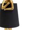 Sale KARE Design Lampa stołowa królik złoty abażur czarny 50 cm - KARE