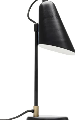 Sale KARE Design Lampa stołowa mała stalowa kolor czarny 32 cm - KARE