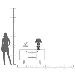 Online KARE Design Lampa stołowa motyw zwierzęcy pies punk 57 cm - KARE