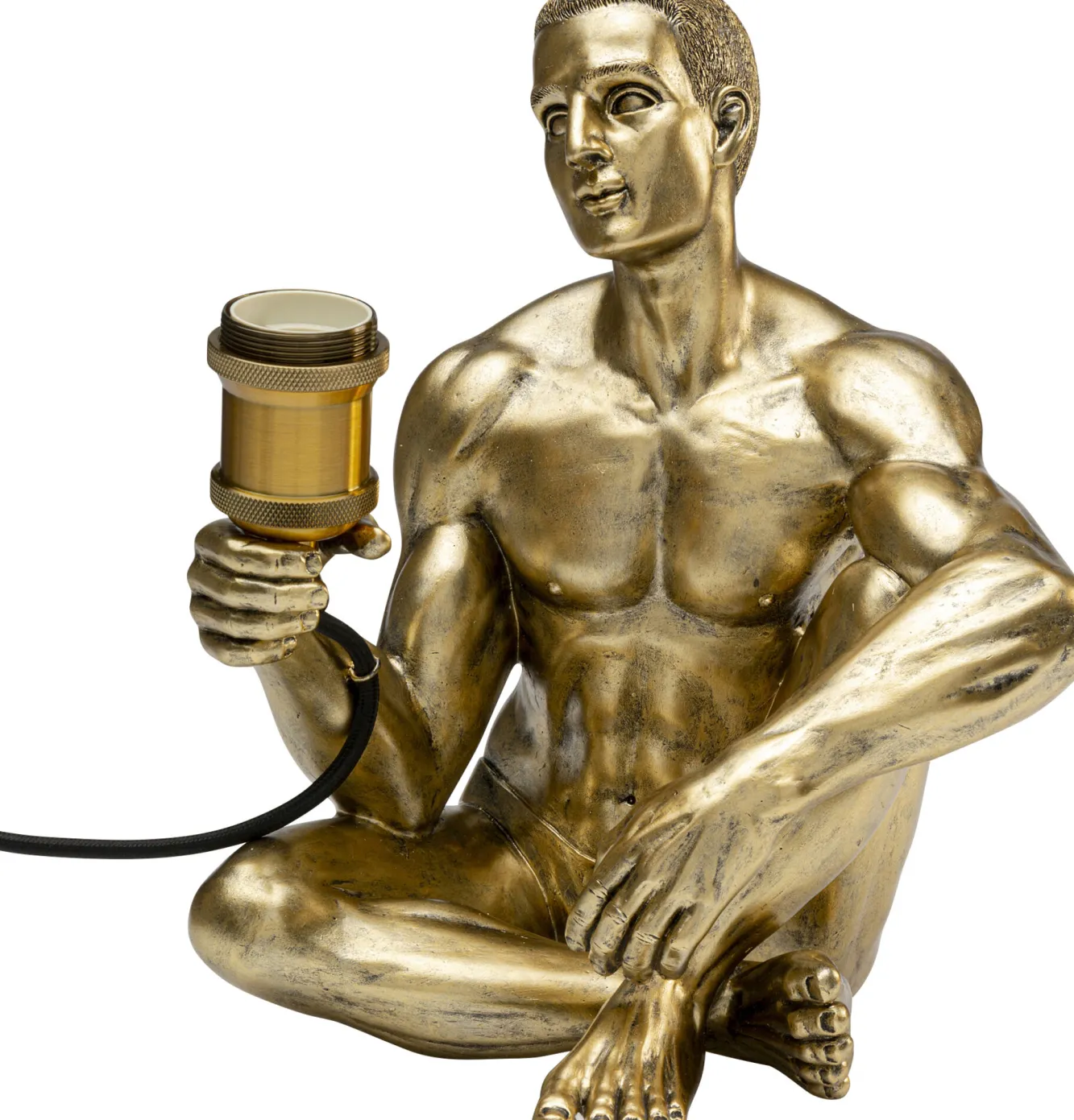 Outlet KARE Design Lampa stołowa Mude Man Sit 32cm - KARE