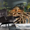 Discount KARE Design Lampa stołowa Mushroom Ø50x44 cm mosiężna - KARE