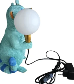 Fashion KARE Design Lampa stołowa niebieska wesoły szop 19x31 cm - KARE