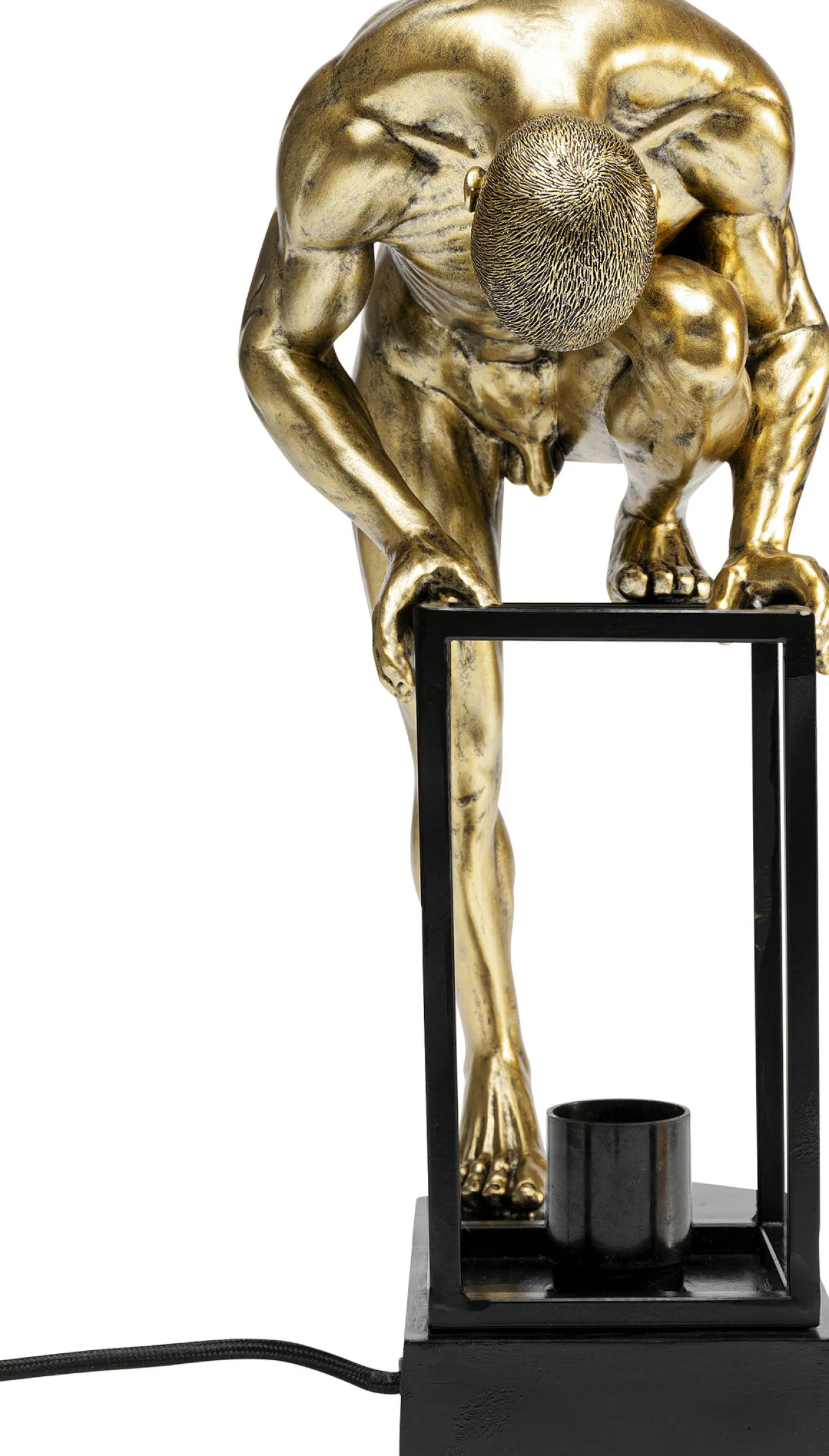 Hot KARE Design Lampa stołowa Nude Man Stretching 39cm - KARE