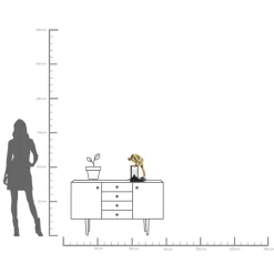 Hot KARE Design Lampa stołowa Nude Man Stretching 39cm - KARE