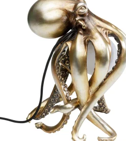 Sale KARE Design Lampa stołowa Octopus 26x34 cm złota - KARE