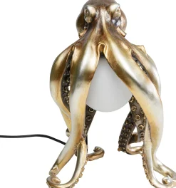 Sale KARE Design Lampa stołowa Octopus 26x34 cm złota - KARE