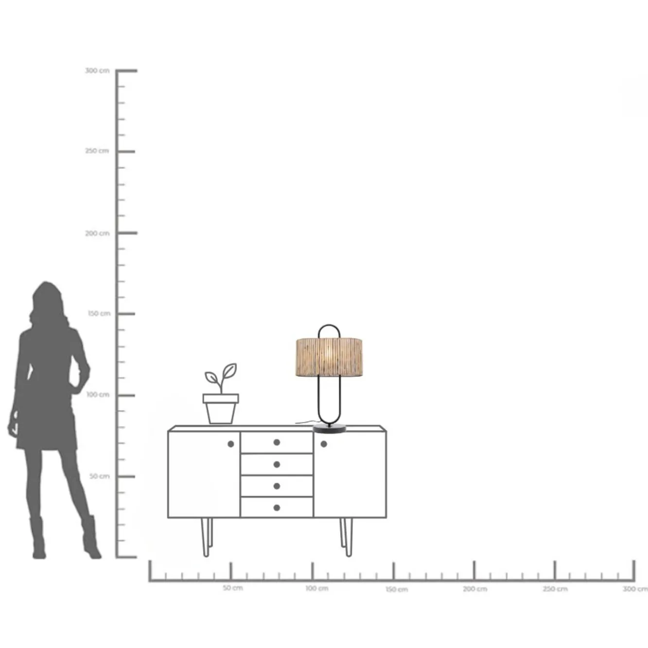 Discount KARE Design Lampa stołowa Philadelphia czarna 65cm - KARE