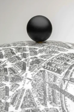 Sale KARE Design Lampa stołowa porcelana i stal ulice Paryża Ø38x60 cm - KARE