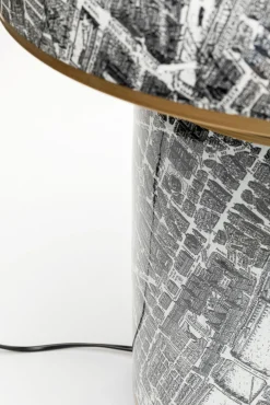 Sale KARE Design Lampa stołowa porcelana i stal ulice Paryża Ø38x60 cm - KARE