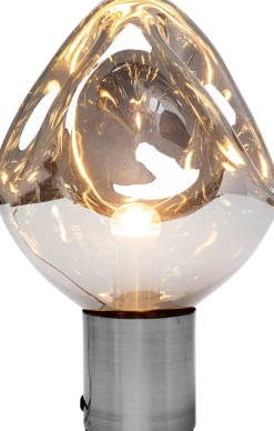 New KARE Design Lampa stołowa przydymiona stal i szkło 38 cm - KARE