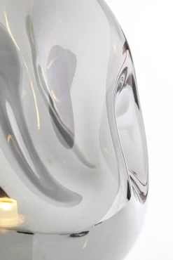 New KARE Design Lampa stołowa przydymiona stal i szkło 38 cm - KARE