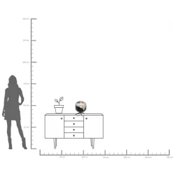 Discount KARE Design Lampa stołowa Smoke Goblet Ball - KARE